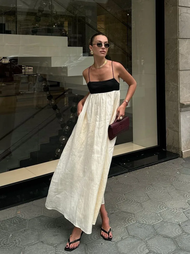 Casual Bohemian Style Maternity Dress with Pockets Loose Cotton Linen Off-Shoulder Long Skirt for Vacation High Waist A-Line ...
Casual Bohemian Style Maternity Dress with Pockets Loose Cotton Linen Off-Shoulder Long Skirt for Vacation High Waist A-Line ...