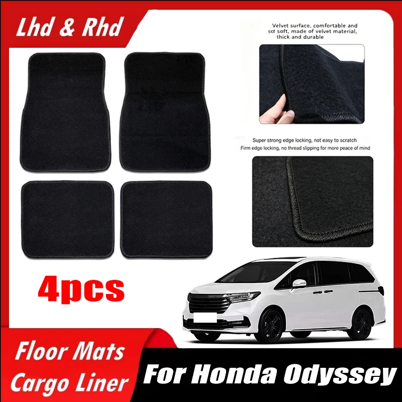 4pcs Car Floor Mats All-Weather Easy To Clean Durable Anti-Slip Interior Protection Floor Liners For Honda Odyssey Accessories
4pcs Car Floor Mats All-Weather Easy To Clean Durable Anti-Slip Interior Protection Floor Liners For Honda Odyssey Accessories