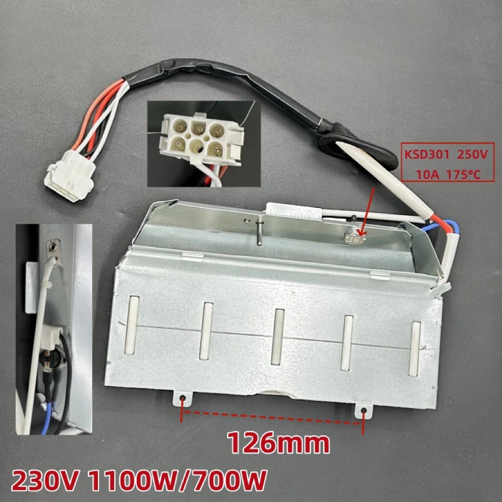 Original suitable for heate GDNE7-01 GDNE9-636 dryer heater heating element replacement component dryer accessories heating wire
Original suitable for heate GDNE7-01 GDNE9-636 dryer heater heating element replacement component dryer accessories heating wire