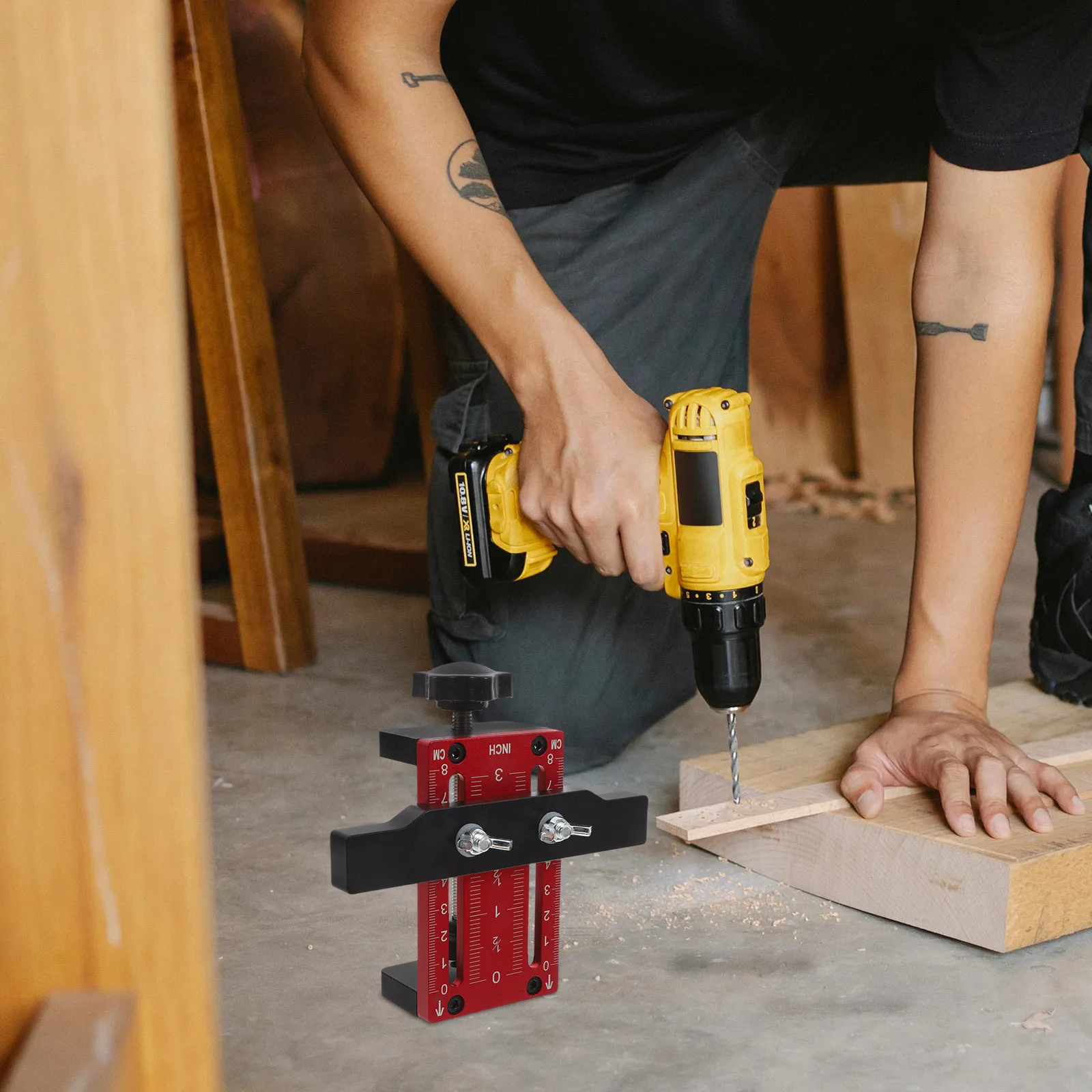 Cabinet Door Installation Tool Adjustable Aluminum Alloy Precise Positioning for Wardrobe Floor Cabinet Mounting Aid
Cabinet Door Installation Tool Adjustable Aluminum Alloy Precise Positioning for Wardrobe Floor Cabinet Mounting Aid