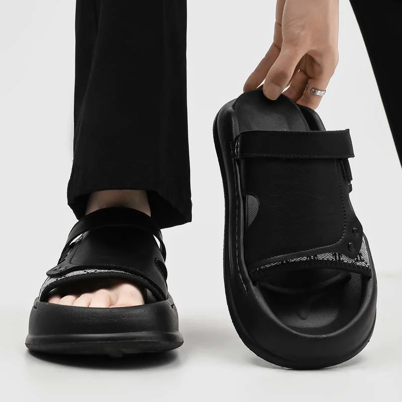 Summer Men Two Way Wear Casual Slippers Soft Sole Non Slip Breathable Outdoor Beach Driving Walking Shoes
Summer Men Two Way Wear Casual Slippers Soft Sole Non Slip Breathable Outdoor Beach Driving Walking Shoes