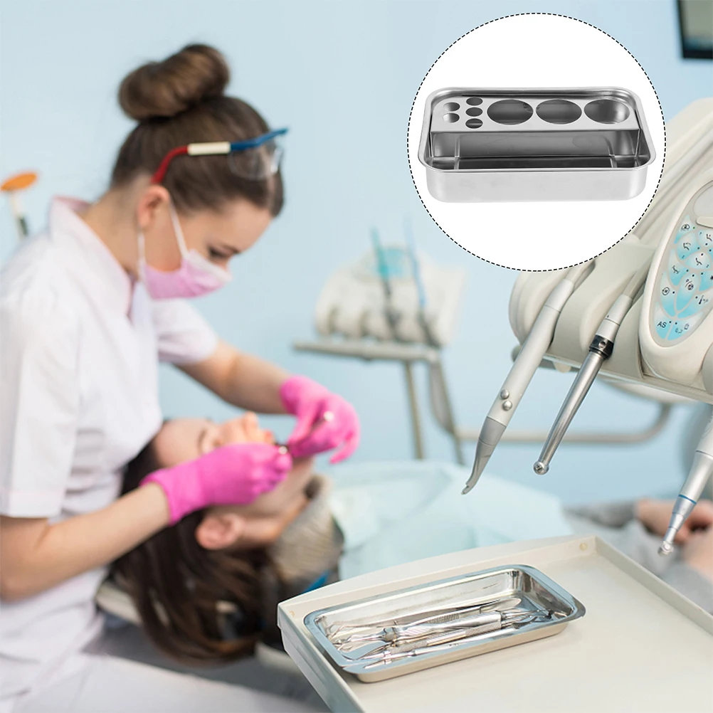 1Pcs Thickened Stainless Steel Dressing Change Tray Square Medical Tool Plate Clinic Instrument Tray Rustproof
1Pcs Thickened Stainless Steel Dressing Change Tray Square Medical Tool Plate Clinic Instrument Tray Rustproof