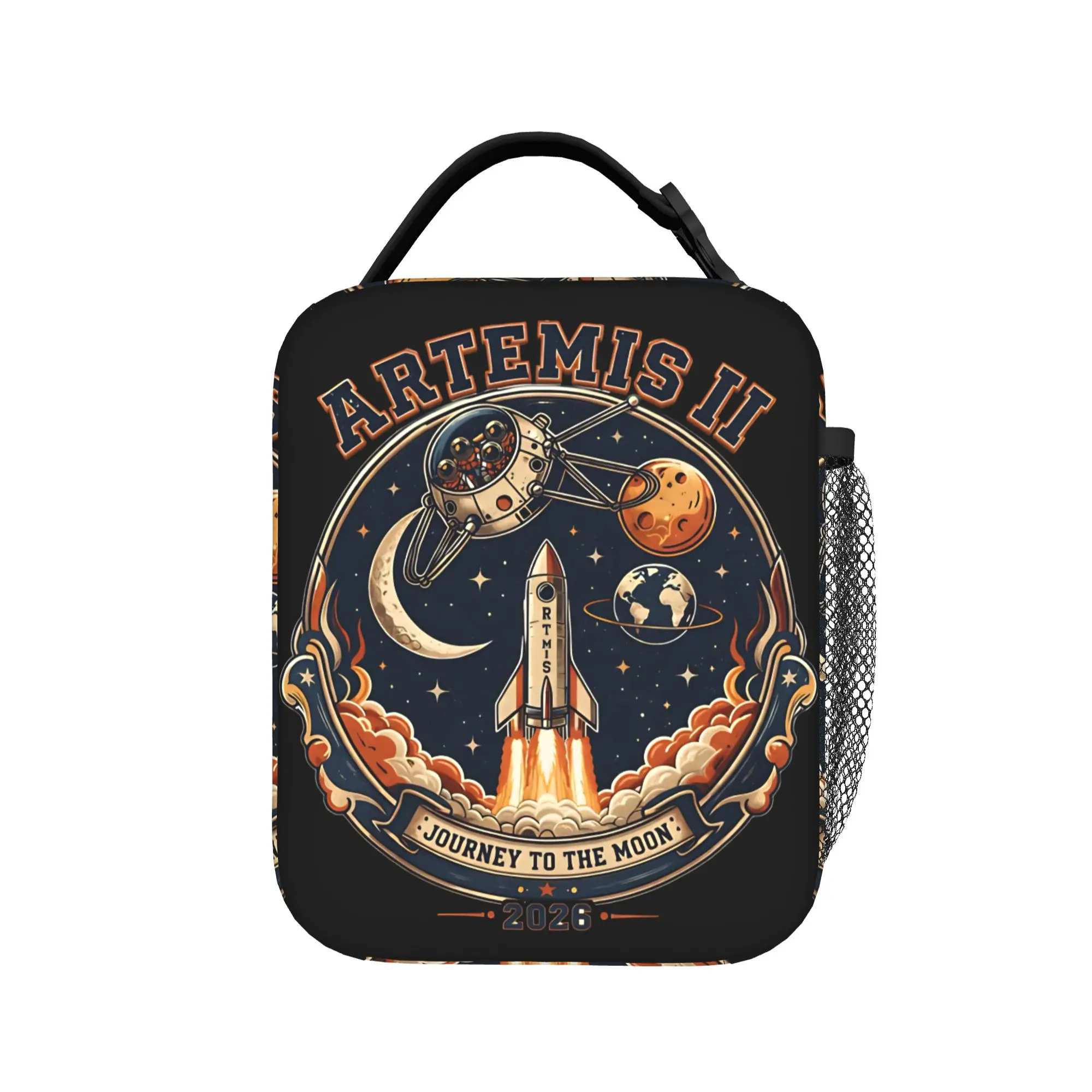 Artemis II Launch to The Moon Space Mission 2026 Lunch Bag Portable Insulated Lunch Box Men Cooler Bag Oxford Tote Food Bags
Artemis II Launch to The Moon Space Mission 2026 Lunch Bag Portable Insulated Lunch Box Men Cooler Bag Oxford Tote Food Bags