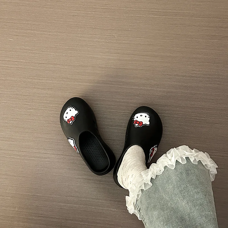 Kawaii Hello Kitty Closed-Toe Clogs Adorable Cartoon Stickers Ornament Lightweight One-Piece Eva Nonslip Slippers for Daily Wear
Kawaii Hello Kitty Closed-Toe Clogs Adorable Cartoon Stickers Ornament Lightweight One-Piece Eva Nonslip Slippers for Daily Wear