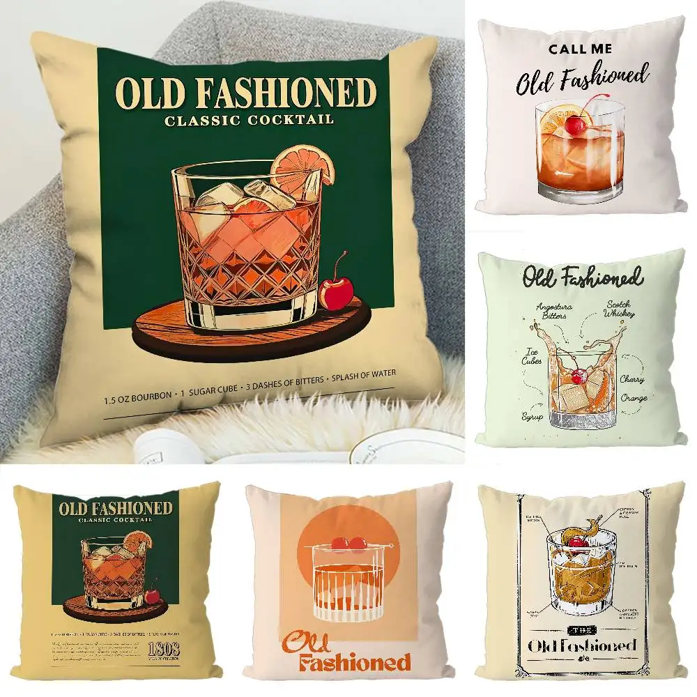 Old Fashioned Cocktail Pillow Case Luxury Double-sided For Car Pillows 45x45 Cushions Cover Home And Decoration Sofa Pillowcase
Old Fashioned Cocktail Pillow Case Luxury Double-sided For Car Pillows 45x45 Cushions Cover Home And Decoration Sofa Pillowcase