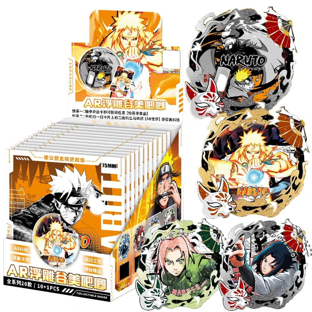 Naruto Anime Surprise Collection Cards for Children Namikaze Minato Character Trend AR Relief Badge Bag Accessories Toys Gifts
Naruto Anime Surprise Collection Cards for Children Namikaze Minato Character Trend AR Relief Badge Bag Accessories Toys Gifts