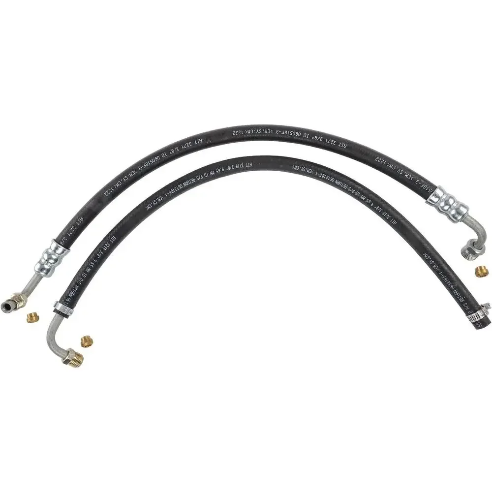 Steering Hose Kit for GM Vehicles | 3/8 Rubber | 24 Pressure Hose & 26 Return Hose
Steering Hose Kit for GM Vehicles | 3/8 Rubber | 24 Pressure Hose & 26 Return Hose