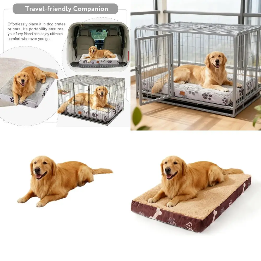 Ортопедическая лежанка для крупных собак - 41x27x4 дюйма, с пенопластовым матрасом, съемным чехлом, плюшевым верхом, противоскользящим ковриком, цвет шоколад.
Ортопедическая лежанка для крупных собак - 41x27x4 дюйма, с пенопластовым матрасом, съемным чехлом, плюшевым верхом, противоскользящим ковриком, цвет шоколад.