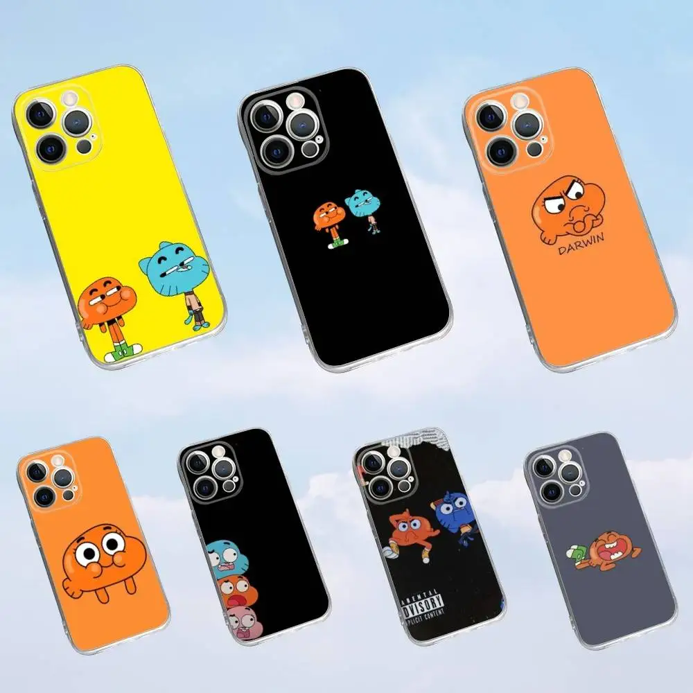 G-Gumball And D-Darwin-ES Phone Case For iPhone 16,15,14,13,12,11 Pro,Max,Plus,X,XS,XR,SE,Mini Transparent Silicone Soft
G-Gumball And D-Darwin-ES Phone Case For iPhone 16,15,14,13,12,11 Pro,Max,Plus,X,XS,XR,SE,Mini Transparent Silicone Soft