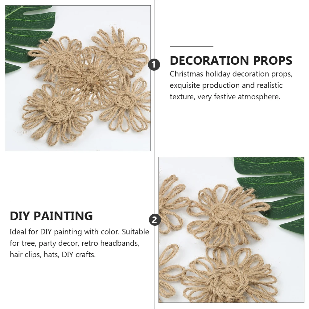5pcs Handmade Linen Flowers Diy Craft Party Decoration Wedding Xmas Home Decor Hair Clips Hats 6.5X6.5X1Cm Reusable Durable
5pcs Handmade Linen Flowers Diy Craft Party Decoration Wedding Xmas Home Decor Hair Clips Hats 6.5X6.5X1Cm Reusable Durable