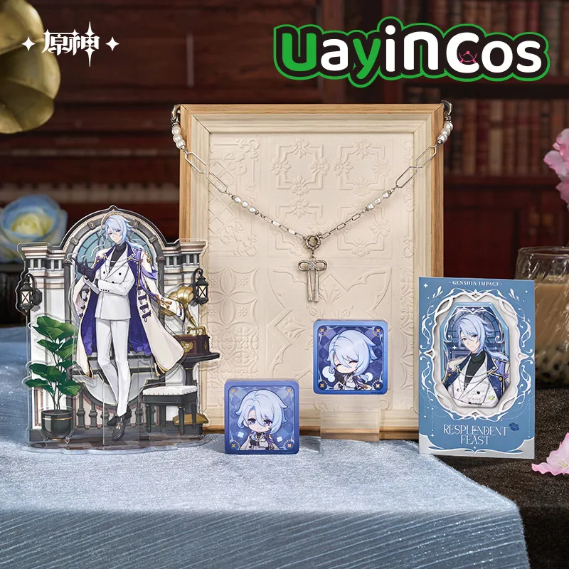 In Stock Original Genshin Impcat Kamisato Ayato Resplendent Feast Series Necklace Acrylic Stand Keychain Badge Cloth Folder An
In Stock Original Genshin Impcat Kamisato Ayato Resplendent Feast Series Necklace Acrylic Stand Keychain Badge Cloth Folder An