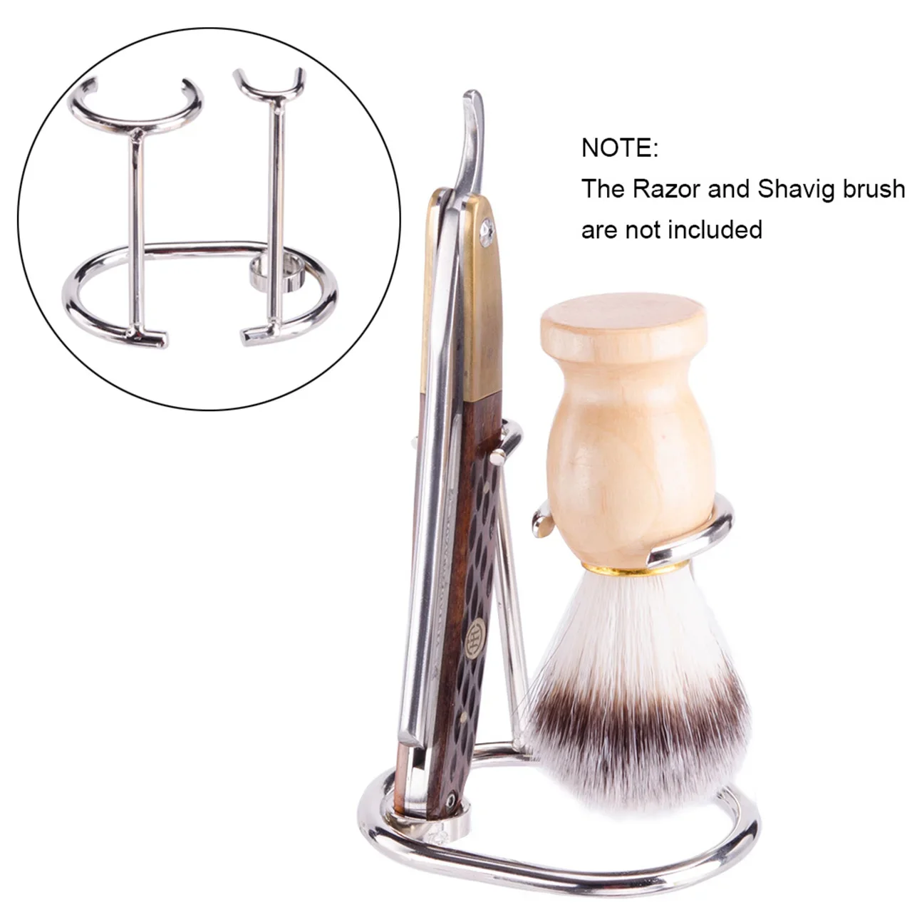 Men's Safety Razor Storage Bracket Razor Brush Holder Manual Old-fashioned Razor Alloy Knife Holder Barbershop Accessories
Men's Safety Razor Storage Bracket Razor Brush Holder Manual Old-fashioned Razor Alloy Knife Holder Barbershop Accessories