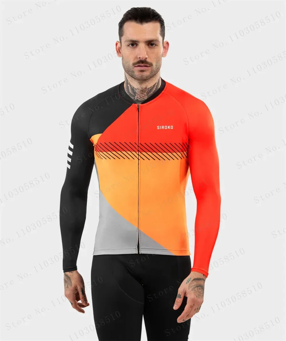 Men's long sleeve cycling jersey ultralightweight Premium Anti-UV Sweatshirt Cycling Suit Autumn Quick-Dry Racing Uniform 2025
Men's long sleeve cycling jersey ultralightweight Premium Anti-UV Sweatshirt Cycling Suit Autumn Quick-Dry Racing Uniform 2025