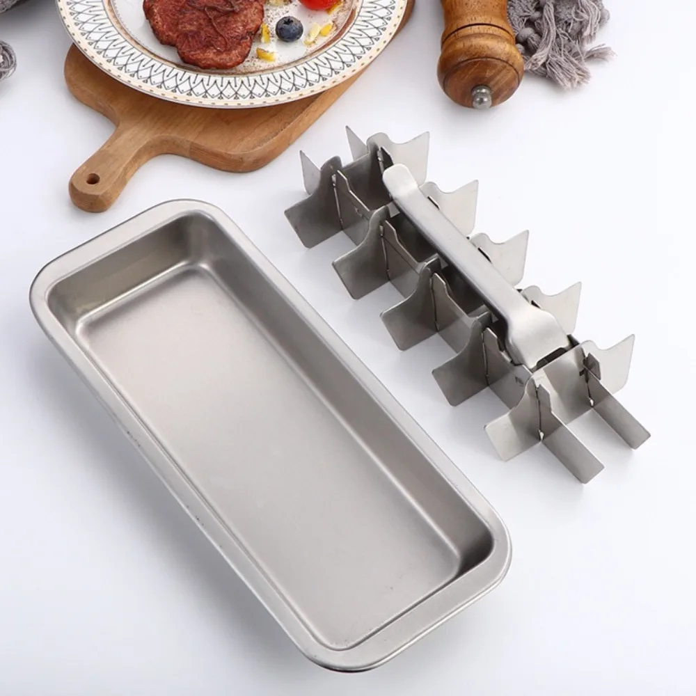 Stainless Steel Ice Cube Tray 18 Slot Rectangular Ice Cubes Mold Movable Partition Fast Freeze Ice Cube Maker Easy To Clean
Stainless Steel Ice Cube Tray 18 Slot Rectangular Ice Cubes Mold Movable Partition Fast Freeze Ice Cube Maker Easy To Clean