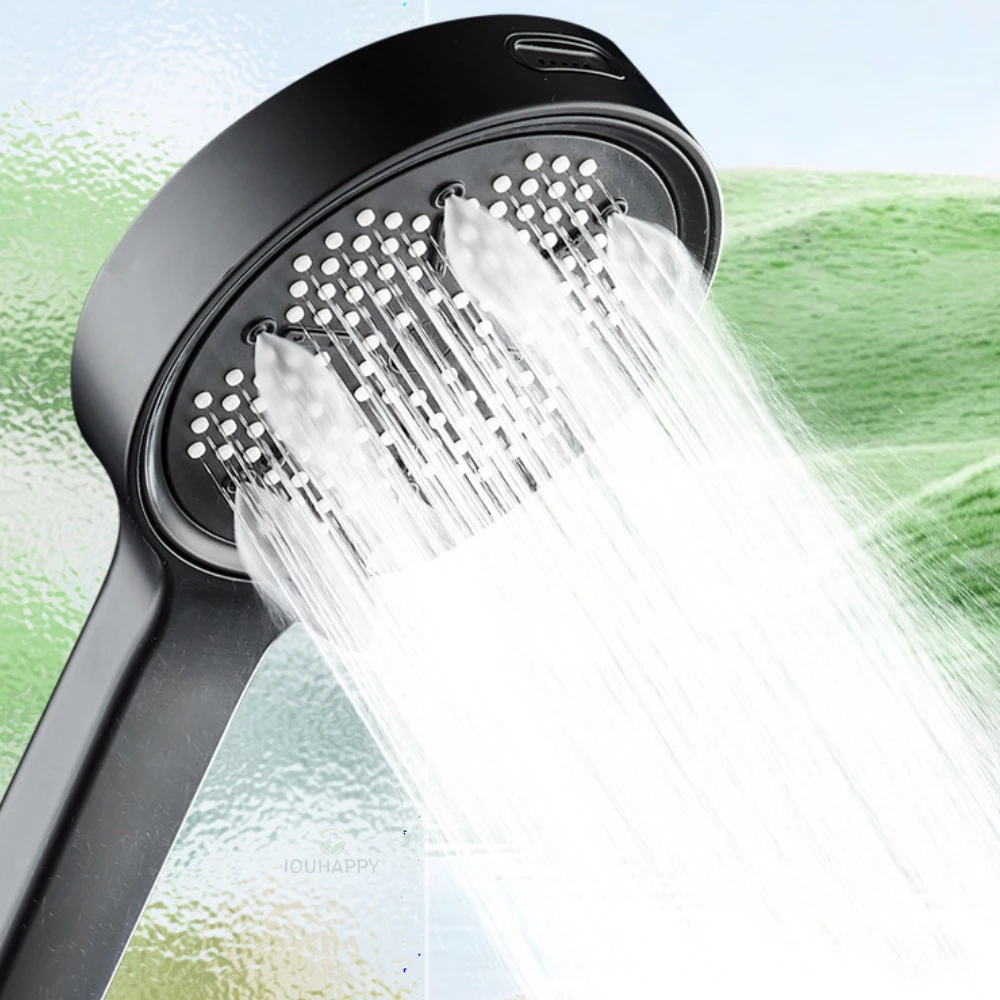 High Pressure Shower Head with 6 Spray Modes Portable Handheld High Flow Shower Head with Large Nozzles Bathroom Accessories
High Pressure Shower Head with 6 Spray Modes Portable Handheld High Flow Shower Head with Large Nozzles Bathroom Accessories