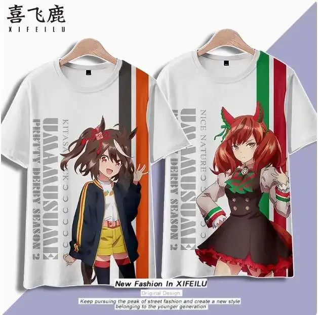 Anime Umamusume: Pretty Derby Nice Nature Short Sleeve T-Shirt Summer Cosplay Costume Casual Student Loose Tops anime
Anime Umamusume: Pretty Derby Nice Nature Short Sleeve T-Shirt Summer Cosplay Costume Casual Student Loose Tops anime