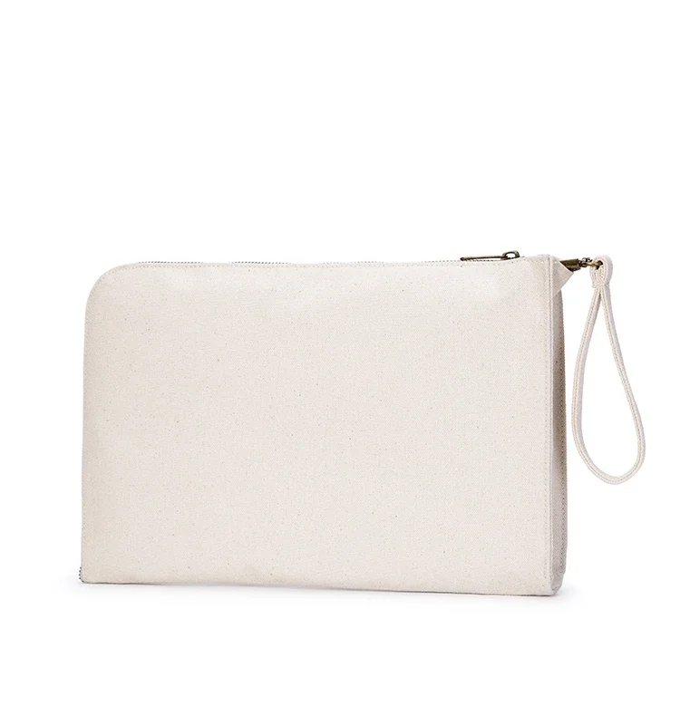 Literary canvas zipper briefcase file bag, large-capacity liner storage cosmetic bag
Literary canvas zipper briefcase file bag, large-capacity liner storage cosmetic bag