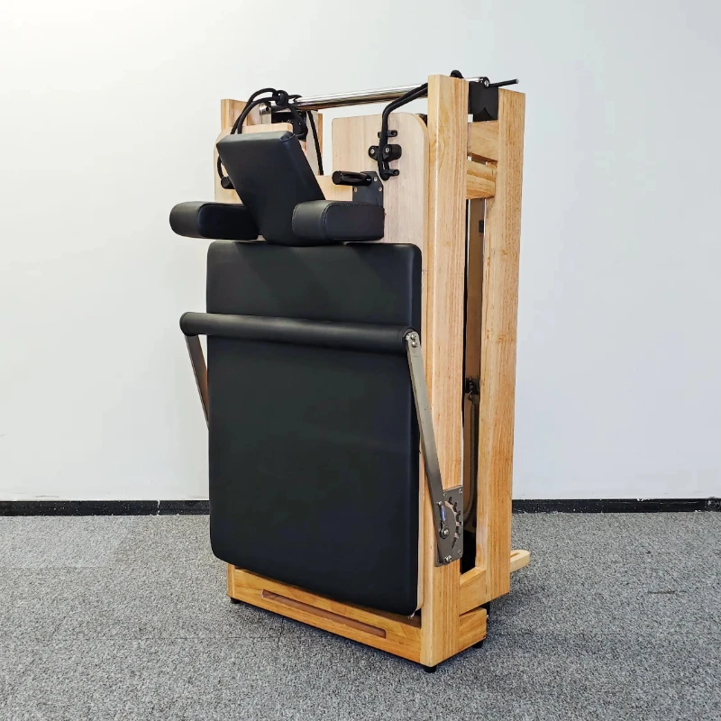 Деревянный пилатес-тренажер с регулируемой пружинной перекладиной, высотой 168 см, шириной 70 см, высококачественный, коммерческий, с фиксированной пружинной платформой.
Деревянный пилатес-тренажер с регулируемой пружинной перекладиной, высотой 168 см, шириной 70 см, высококачественный, коммерческий, с фиксированной пружинной платформой.