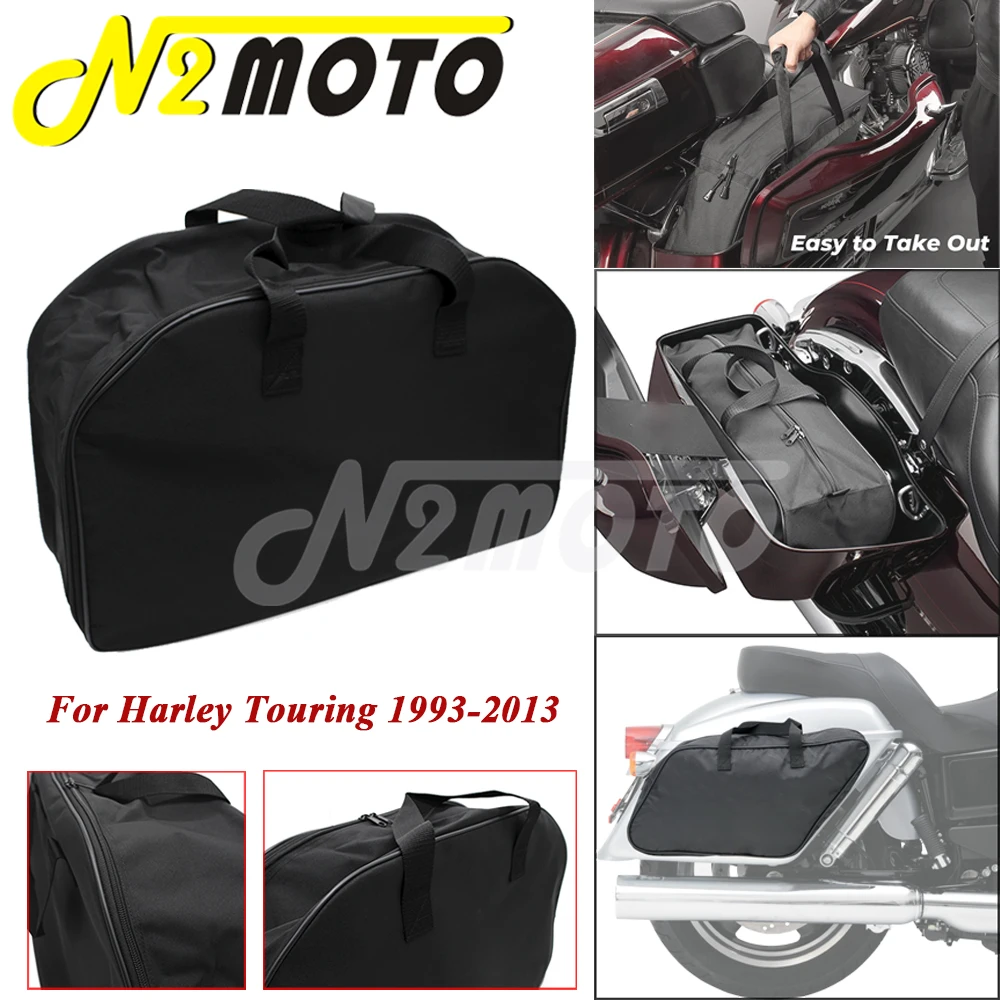 Motocycle Black Travel Tour Pack Saddlebag Liner Bag For Harley Touring Street Tour Electra Tri Road Glide Road King FLTC 93-13
Motocycle Black Travel Tour Pack Saddlebag Liner Bag For Harley Touring Street Tour Electra Tri Road Glide Road King FLTC 93-13