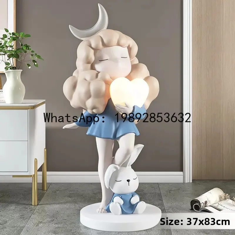 BF Moon Girl Figurine Floor Large Living Room Trendy TV Cabinet Sofa Side Creative Home Decoration
BF Moon Girl Figurine Floor Large Living Room Trendy TV Cabinet Sofa Side Creative Home Decoration