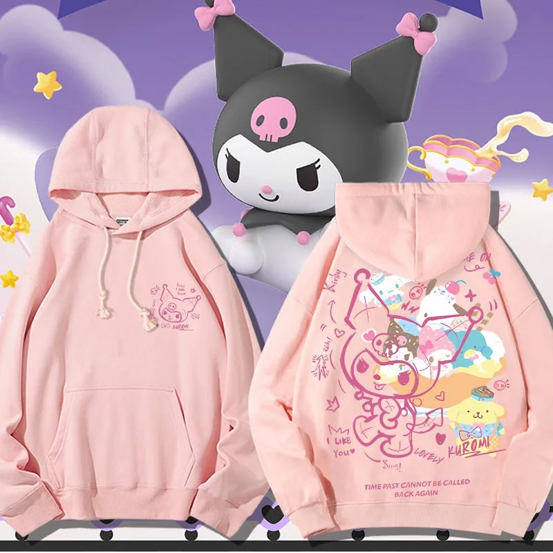 Kullomi Joint Hoodie Women's Hoodie Coat 2024 New Sanrio Catone Day Series All-match Clothes For Children
Kullomi Joint Hoodie Women's Hoodie Coat 2024 New Sanrio Catone Day Series All-match Clothes For Children