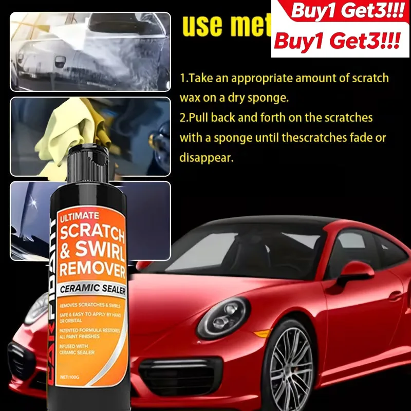 Car Polishing Scratch Wax Paint Surface Deep Repair Artifact Polishing Scratch Removal Special Paste
Car Polishing Scratch Wax Paint Surface Deep Repair Artifact Polishing Scratch Removal Special Paste