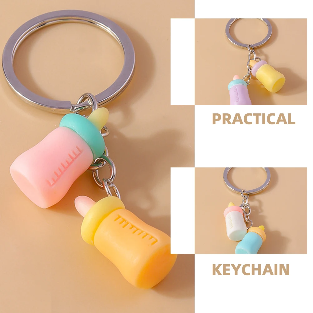 3pcs Milk Bottle Keychain Pink Purple Blue Resin Charm Baby Shower Gifts Bag Pendant Backpack Charms Practical Decor Key
3pcs Milk Bottle Keychain Pink Purple Blue Resin Charm Baby Shower Gifts Bag Pendant Backpack Charms Practical Decor Key