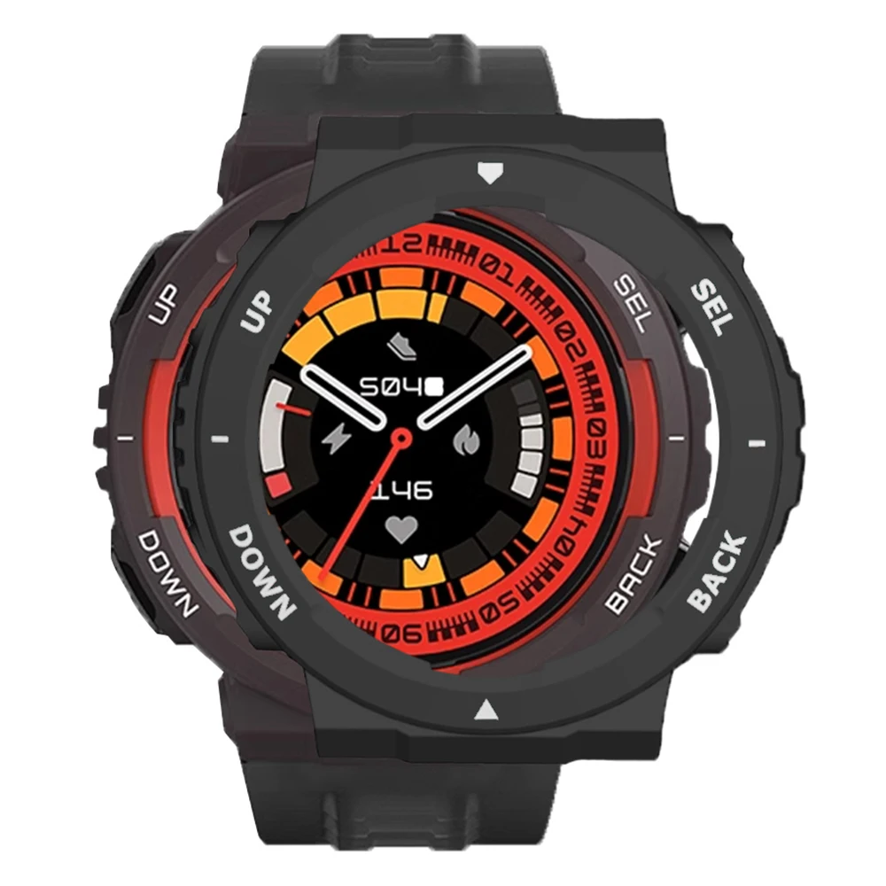 Для Huami Amazfit Active Edge A2212 ПК рамка полукрышка смарт-часы бампер чехол-черный/белый 
Для Huami Amazfit Active Edge A2212 ПК рамка полукрышка смарт-часы бампер чехол-черный/белый