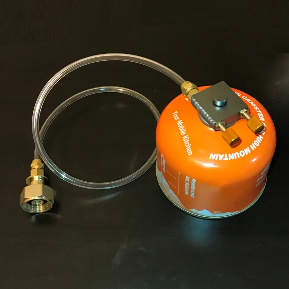 Professional Gas Tank Inflation Valve Stove Adapter Metal Connector Self Closing Liquefied Gas Tool Camping Hiking Outdoor 
Professional Gas Tank Inflation Valve Stove Adapter Metal Connector Self Closing Liquefied Gas Tool Camping Hiking Outdoor