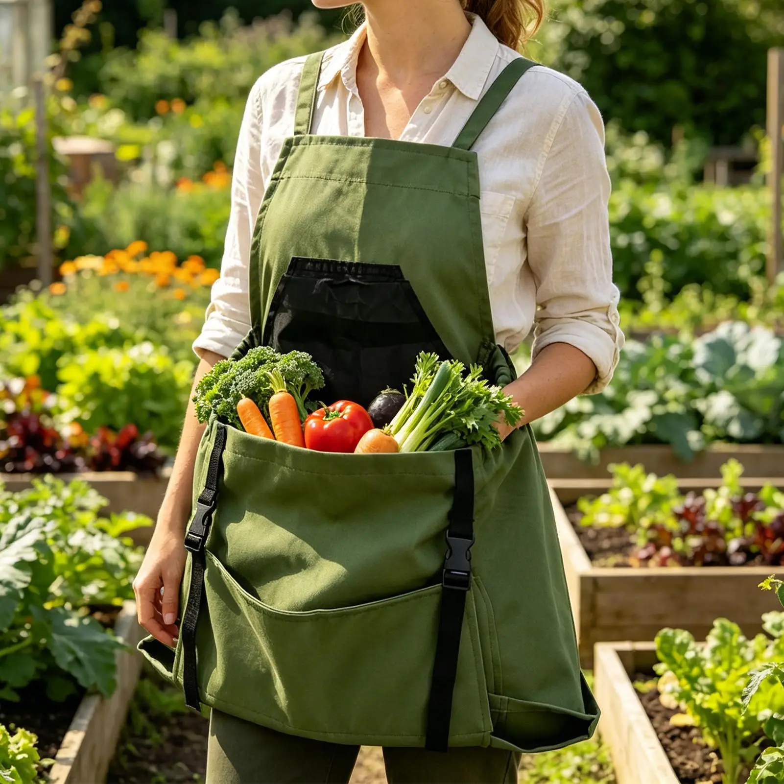 Garden Apron Outdoor Gardening Picking Apron With Large Pockets Harvesting Backpack Apron Durable Tool Storage Bag Picking Bags
Garden Apron Outdoor Gardening Picking Apron With Large Pockets Harvesting Backpack Apron Durable Tool Storage Bag Picking Bags