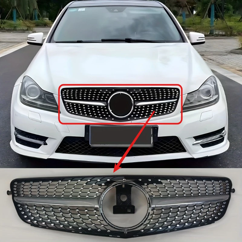 For Mercedes-Benz C W204 C204 2007-2014 Upgraded Front Cooler Bumper Grille Accessories, Vehicle Exterior Upgrade,Car Accessory
For Mercedes-Benz C W204 C204 2007-2014 Upgraded Front Cooler Bumper Grille Accessories, Vehicle Exterior Upgrade,Car Accessory