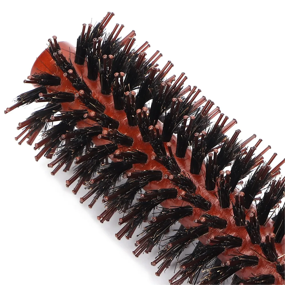 Pointed Tail Handle Round Styling Hair Brush Inclined Lines Vertical Lines Round Barrel Brush Round Shape Composite Wood
Pointed Tail Handle Round Styling Hair Brush Inclined Lines Vertical Lines Round Barrel Brush Round Shape Composite Wood