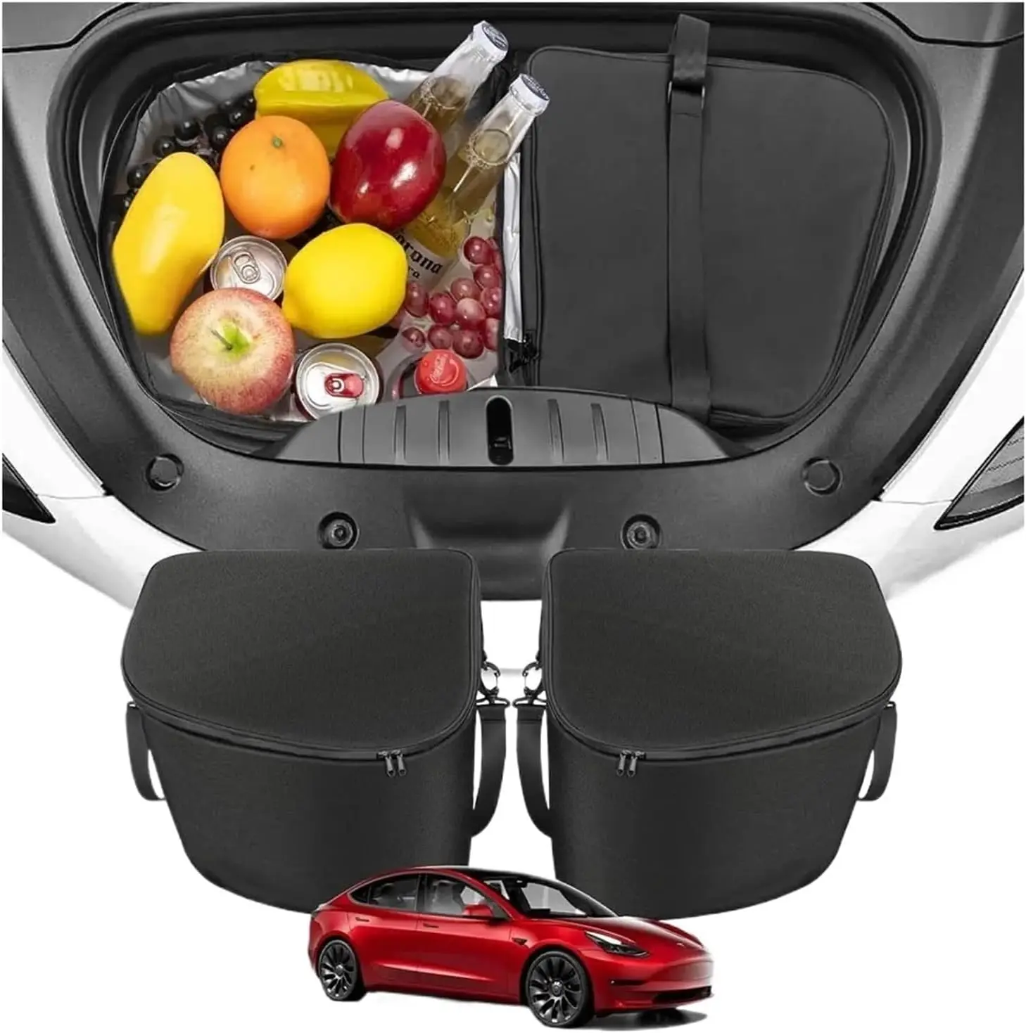 Trunk Storage Bag 1 Pair Frunk Cooler Organizer for Tesla Model 3 Y Insulated Waterproof Front with Straps Cooler Insulated Bag
Trunk Storage Bag 1 Pair Frunk Cooler Organizer for Tesla Model 3 Y Insulated Waterproof Front with Straps Cooler Insulated Bag