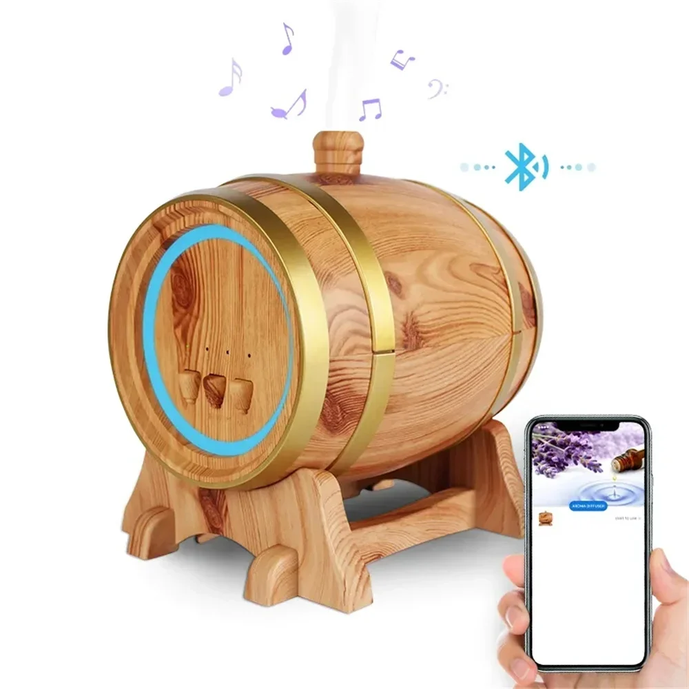 Essential Oil Humidifier with Bluetooth Music Aroma Diffuser Wood Grain Air Diffusor Auto Off Mist Sprayer 7 LED Lights for Home
Essential Oil Humidifier with Bluetooth Music Aroma Diffuser Wood Grain Air Diffusor Auto Off Mist Sprayer 7 LED Lights for Home