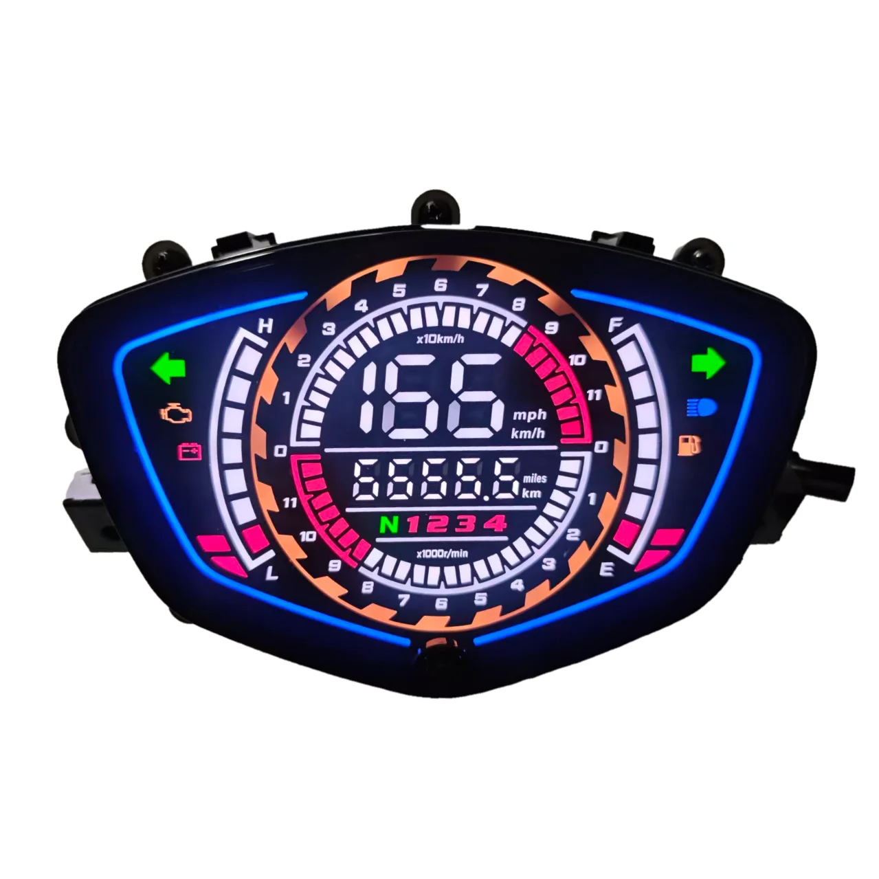 Hot Selling New Condition Motorcycle Digital Speedometer Tachometer Hour Meter LCD Installation 12V ABS Universal Fit
Hot Selling New Condition Motorcycle Digital Speedometer Tachometer Hour Meter LCD Installation 12V ABS Universal Fit
