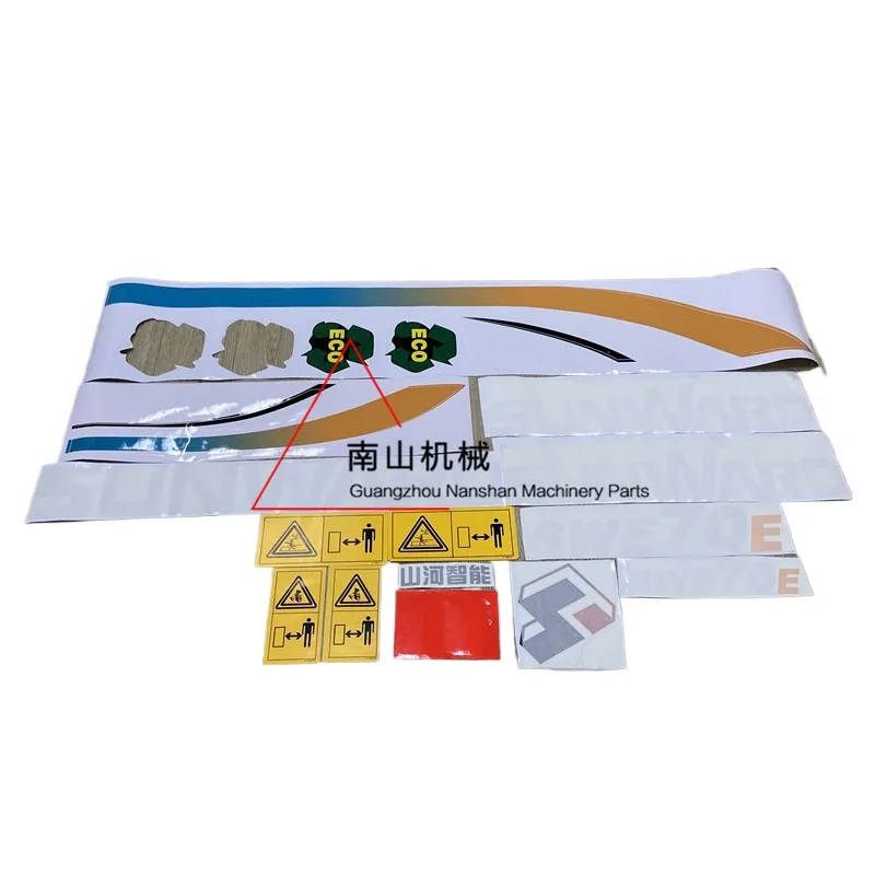 For sunward SWE50E/SWE60E/SWE70E/SWE80E All Car Sticker Car Logo Body Color Stripe Excavator Accessories
For sunward SWE50E/SWE60E/SWE70E/SWE80E All Car Sticker Car Logo Body Color Stripe Excavator Accessories