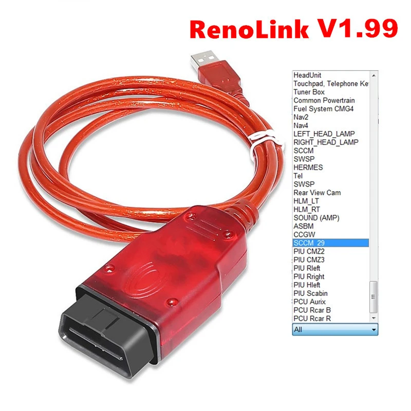 For Renault ECU Programmer Renolink V1.99 V1.98 V1.87 with Key Programming UCH Matching Dashboard Coding Car Diagnostic Tool
For Renault ECU Programmer Renolink V1.99 V1.98 V1.87 with Key Programming UCH Matching Dashboard Coding Car Diagnostic Tool