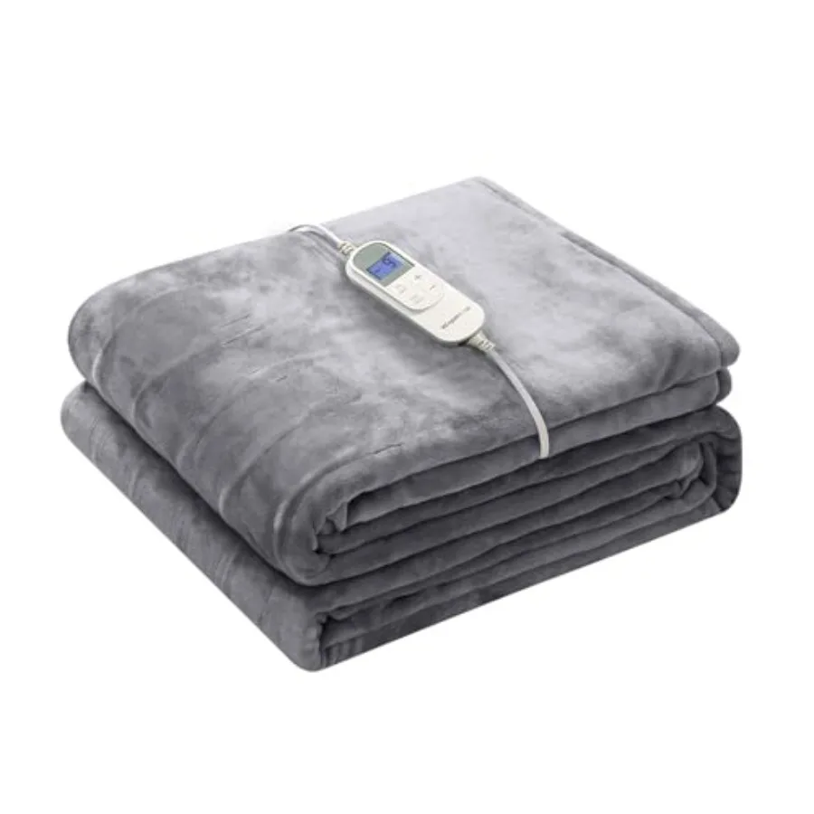 Heated Blanket Electric Throw 72" x 84" Full Size with 10 Heating Levels 12 Hours Time Setings and Auto-Shut Off Flannel Fast-H
Heated Blanket Electric Throw 72" x 84" Full Size with 10 Heating Levels 12 Hours Time Setings and Auto-Shut Off Flannel Fast-H