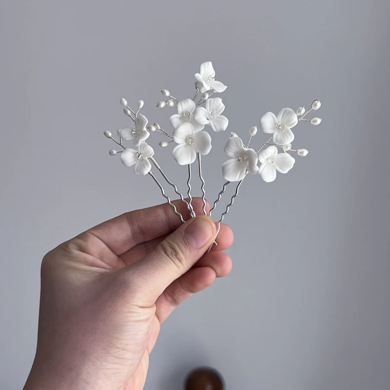 Freshwater Pearls Hair Jewelry Bridal Pins Clips Porcelain Floral Wedding Accessories Gold Silver Color Women Bobby Pin
Freshwater Pearls Hair Jewelry Bridal Pins Clips Porcelain Floral Wedding Accessories Gold Silver Color Women Bobby Pin