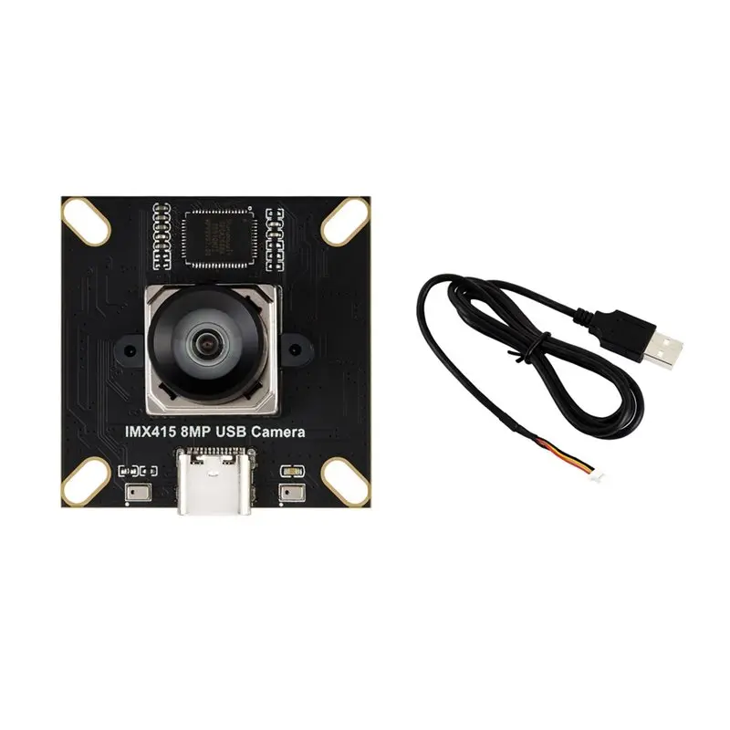 Модуль USB-камеры IMX415 8 МП USB2.0 Type-C, Full HD 3840x2160, 95.5 ° Объектив D-FOV без искажений со встроенными двойными микрофонами
Модуль USB-камеры IMX415 8 МП USB2.0 Type-C, Full HD 3840x2160, 95.5 ° Объектив D-FOV без искажений со встроенными двойными микрофонами