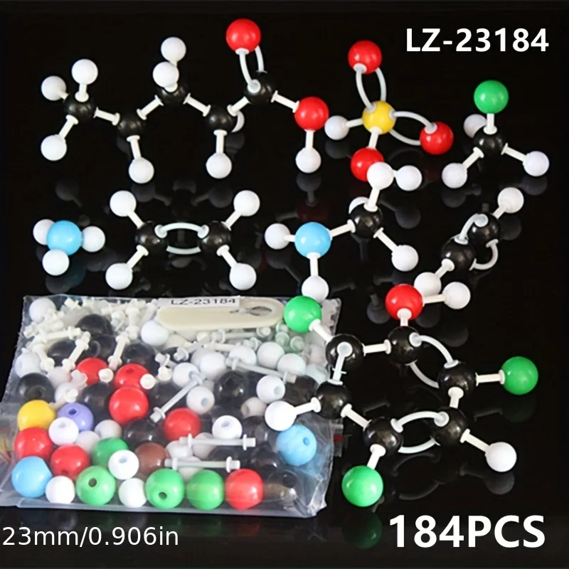 Organic Chemistry Molecular Model Kit 184pc Large Ball Atom Structure Set for teacher student Educational Teaching tool LZ-23184
Organic Chemistry Molecular Model Kit 184pc Large Ball Atom Structure Set for teacher student Educational Teaching tool LZ-23184