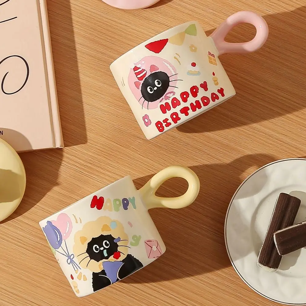 Milk Cup Creative Cat Ceramic Mug 3D Cake Cartoon Ceramic Coffee Mug with Handle Lid Kawaii Cartoon Water Cup Household
Milk Cup Creative Cat Ceramic Mug 3D Cake Cartoon Ceramic Coffee Mug with Handle Lid Kawaii Cartoon Water Cup Household