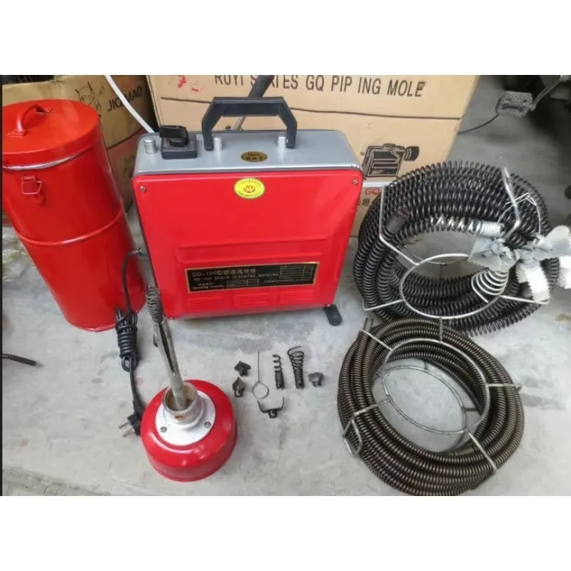 Electric Pipe Unclogging Equipment Protective Household Sewer Dredging Machine High Quality Cleaning Equipment
Electric Pipe Unclogging Equipment Protective Household Sewer Dredging Machine High Quality Cleaning Equipment