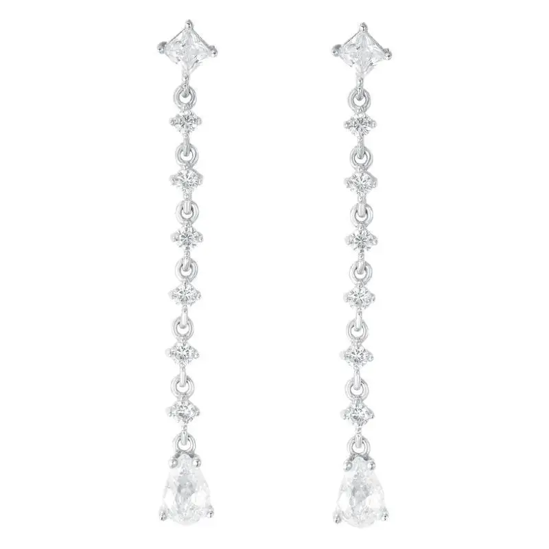 Moissanite Tassel Drop Earrings S925 Sterling Silver 18K Gold Plated 0.5 Carat Water Drop Long Earring for Women Fine Jewelry
Moissanite Tassel Drop Earrings S925 Sterling Silver 18K Gold Plated 0.5 Carat Water Drop Long Earring for Women Fine Jewelry