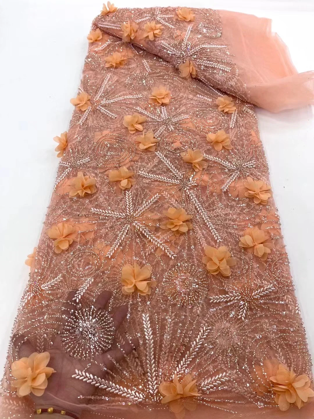 Latest African 3D Flower Lace Fabric 2024 High Quality Lace Material French Nigerian Lace Fabrics for Women Party Wedding XC5907
Latest African 3D Flower Lace Fabric 2024 High Quality Lace Material French Nigerian Lace Fabrics for Women Party Wedding XC5907