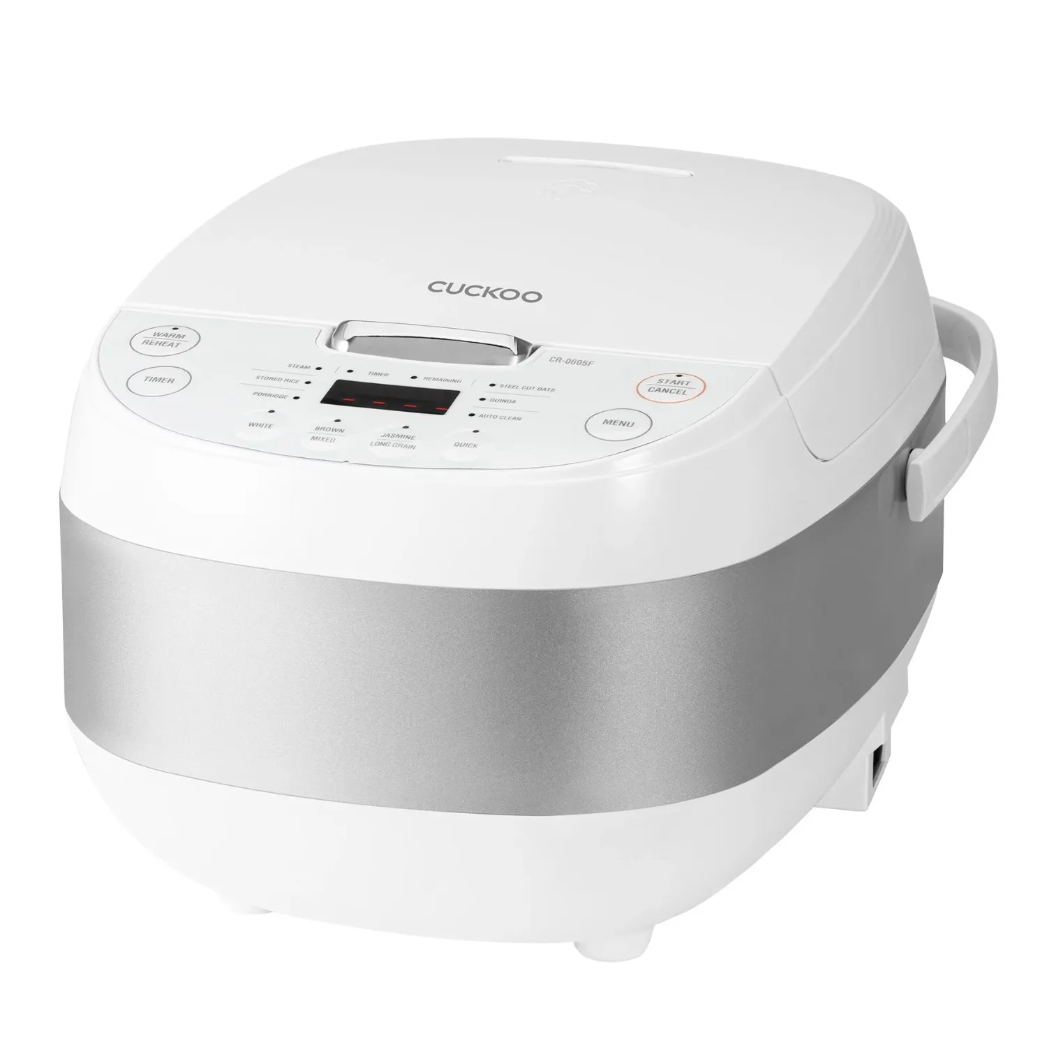 Rice Cooker, 10 Menu Options: Oatmeal, Brown Rice & More, Touch-Screen, Nonstick Inner Pot
Rice Cooker, 10 Menu Options: Oatmeal, Brown Rice & More, Touch-Screen, Nonstick Inner Pot