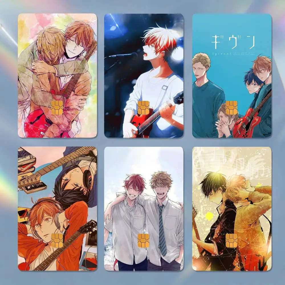 Given Boys Love Manga HD Waterproof Card Skins Protective Stickers for Credit Bank Game Cards
Given Boys Love Manga HD Waterproof Card Skins Protective Stickers for Credit Bank Game Cards