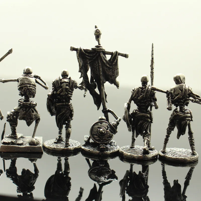 Board Game Pieces Miniature Ornament Accessories Cupronickel Undead Skull Action Figures Soldier Model Toys Creative Figurine
Board Game Pieces Miniature Ornament Accessories Cupronickel Undead Skull Action Figures Soldier Model Toys Creative Figurine