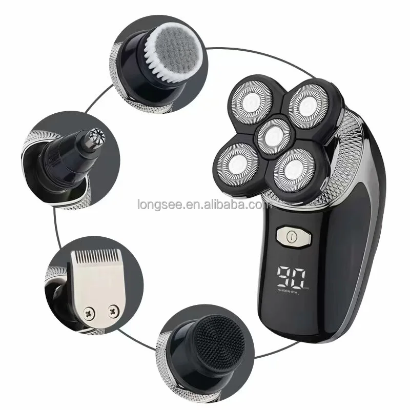 2026 New ModelMen Electric 5 in 1 Waterproof Balds Head Electric Shaver for Men Beard Hair Trimmer Rechargeae Shaving Ma
2026 New ModelMen Electric 5 in 1 Waterproof Balds Head Electric Shaver for Men Beard Hair Trimmer Rechargeae Shaving Ma