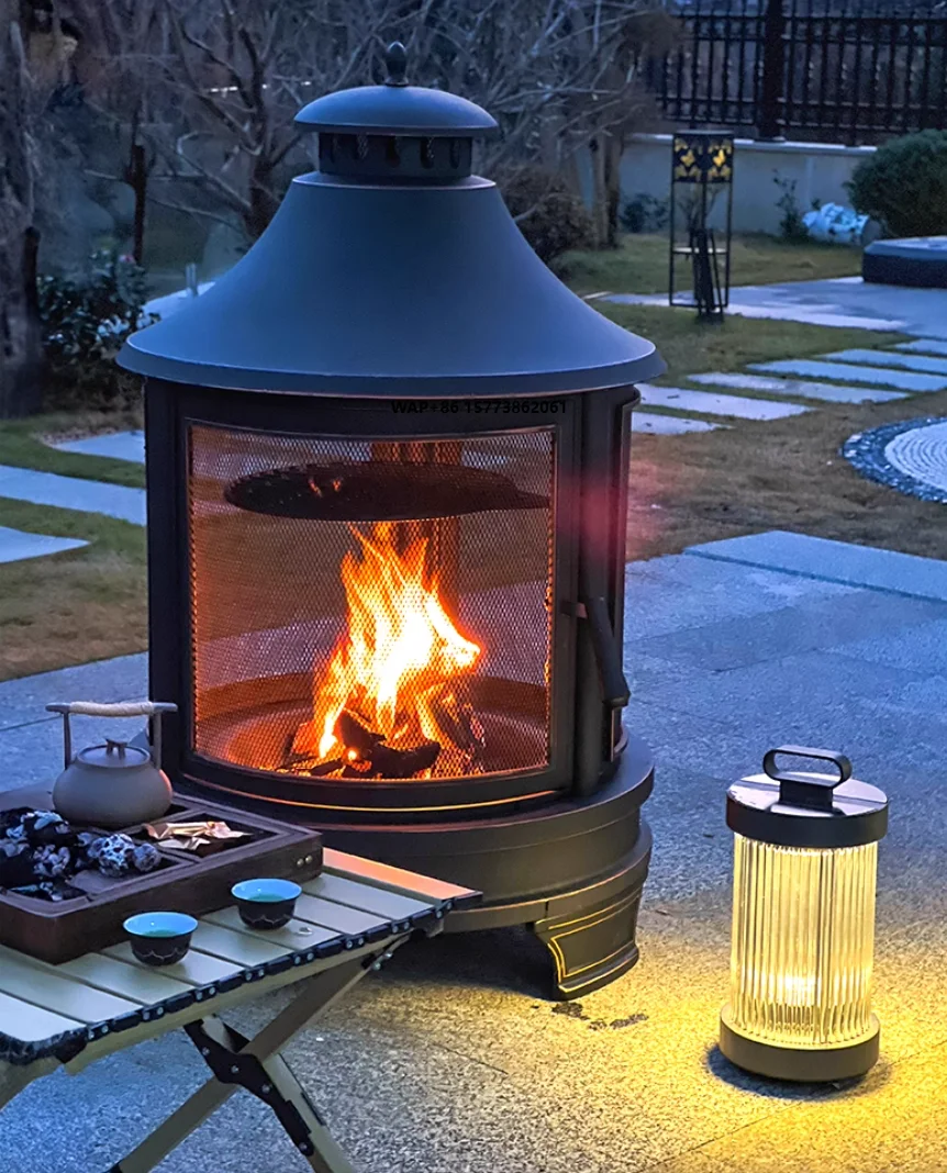 Уличная дровяная печь для костра, костра для двора с чайной плитой и грилем для барбекю, домашний камин для кемпинга, грили
Уличная дровяная печь для костра, костра для двора с чайной плитой и грилем для барбекю, домашний камин для кемпинга, грили